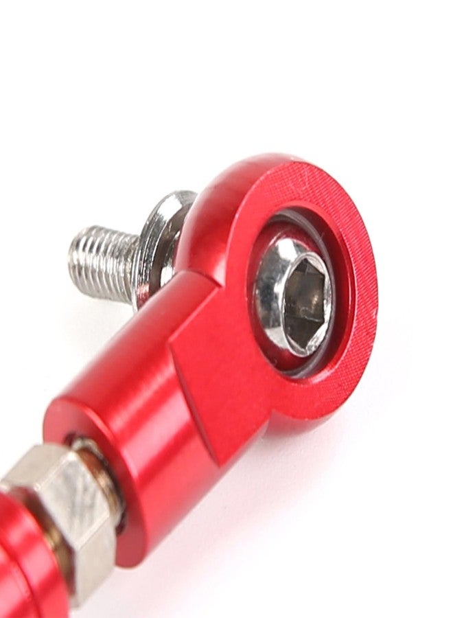 FLMLF ذراع توجيه سيرفو معدني CNC من FLMLF مناسب لقطع غيار سيارات التحكم عن بعد HPI ROFUN BAHA King Motor ROVAN Baja 5B 5T 5SC بمقياس 1/5 (أحمر) - Image 4